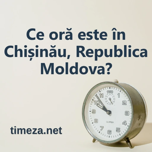 Ce oră este în Chișinău, Republica Moldova? featured image, Ora curentă în Chișinău, Republica Moldova, fus orar, diferență de timp, răsărit și apus.