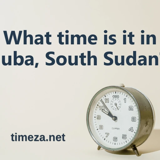 What time is it in Juba, South Sudan? featured image, Current time in Juba, South Sudan, time zone, time difference, sunrise and sunset time.