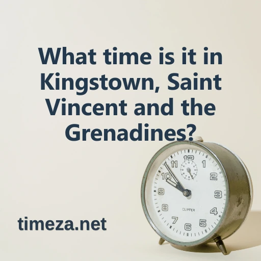 What time is it in Kingstown, Saint Vincent and the Grenadines? featured image, Current time in Kingstown, Saint Vincent and the Grenadines, time zone, time difference, sunrise and sunset time.