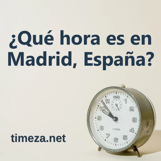 ¿Qué hora es en Madrid, España? featured image, Hora actual en Madrid, España, zona horaria, diferencia horaria, hora de amanecer y atardecer.